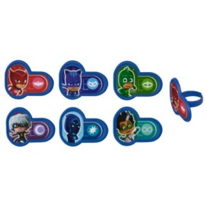 PJ Masks Cupcake Rings 12 count