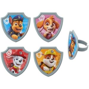 Paw Patrol Cupcake Rings 12 count