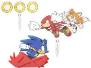 Sonic the Hedgehog Cake Topper Set