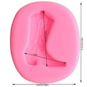 Cowboy Boot Silicone Mold 1 Cavity