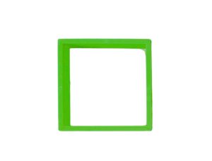 Square Cookie Cutter 3 inches green