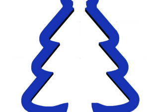 Christmas Tree Cookie Cutter 4 inches