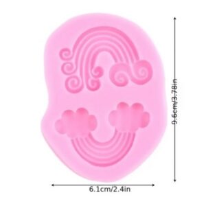 Rainbow Silicone Mold 2 Cavity