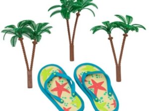 Summer Flip Flops Cake Topper Kit