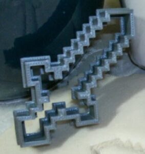 Minecraft Sword Cookie Cutter