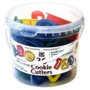 Alphabet/Numbers Cookie Cutter Set of 36