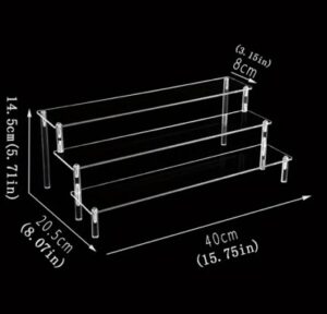 Acrylic Clear 3-Tier Stand