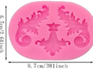 Baroque Lace Silicone Mold 3 Cavity