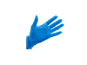 Blue Vinyl Gloves 100