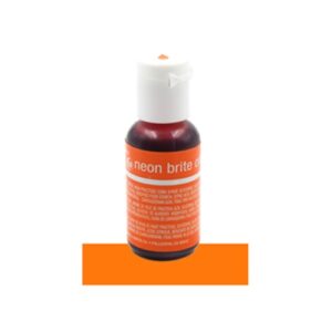 ChefMaster Neon Orange Gel Color .70 oz. Bottle
