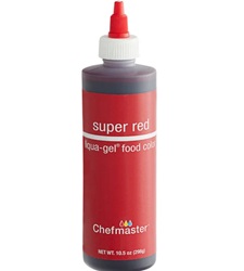 Chefmaster Sper Red Gel 2.3 oz Bottle