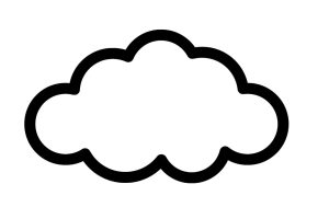 Cloud Cookie Cutter 4 inches