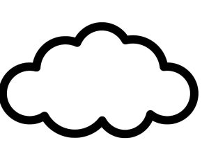 Cloud Cookie Cutter 4 inches