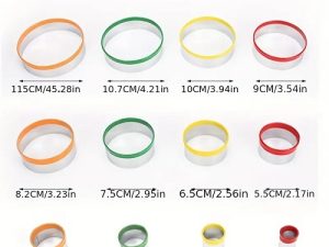 Round Cookie Cutter 12 Piece Set