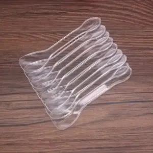 Clear Plastic Small Spoons 50 Pieces