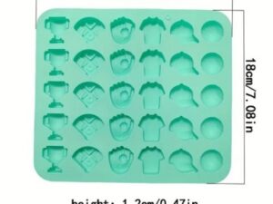 Silicone Mold Baseball Theme 30 Cavity Mold
