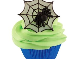 Spider on Web Cupcake