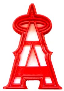 LA Angels Logo Cookie Cutter 2.5 inches