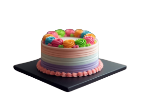 black square cake drum