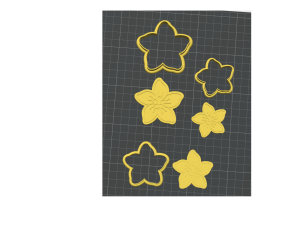 Tropical Flower Cookie Cutter Set of 6