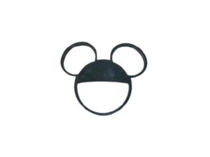 Mouse Head Cookie Cutter 3.75 inches