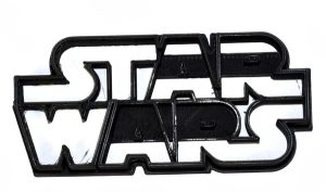 Star Wars Logo Cookie Cutter 3.75 inches