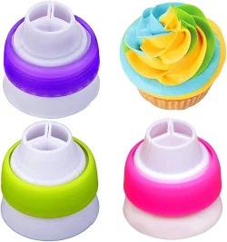 3-Color Icing Bag Couplers
