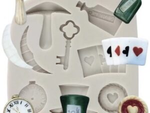 Silicone Mold Alice In Wonderland Theme-8 Cavity