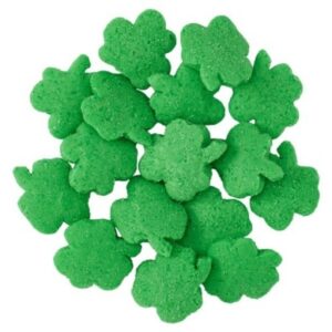 Shamrock Sugar Quins Small Container