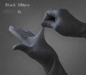 XLarge Disposable Glove Black 100 Count