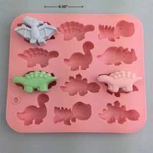 Baby Dinosaur Silicone Mold 12 Cavity