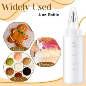 4 oz. Icing Squeeze Bottle W/ Tip And Cap