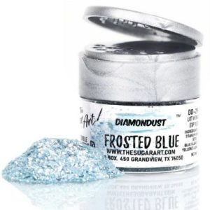 Frosted Blue Edible Glitter 4 Grams