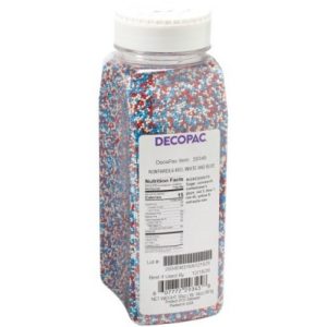 Nonpareils Red, White, Blue 30 oz. Container