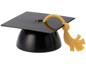 Black Grad Cap With Tassel