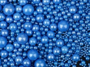 Sugar Pearls Royal Blue Assorted Sizes 4.2 Ounce