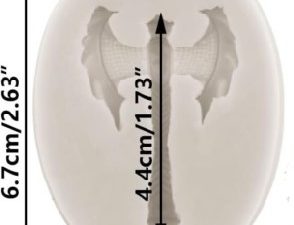 Silicone Mold 2 Sided Axe 1 Cavity