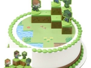 Minecraft Mobs Cake Topper Set