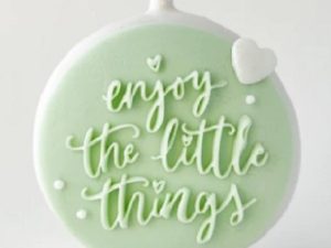 MLC Pop Up Message Disk "Enjoy the Little Things"