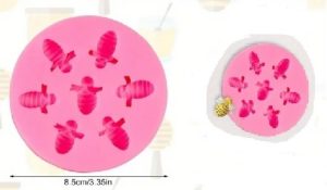 Silicone Mold Bees 7 Cavity
