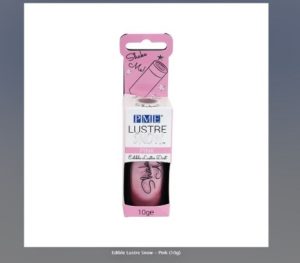 Luster Dust Snow Pink 10 Gram Jar