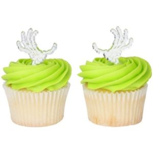 Skeleton Hands Cupcake Picks 12 count
