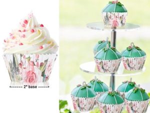 Baking Cups 2" Floral Print 50 Pieces
