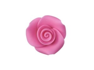 1 Inch Pink Rose 2 Count