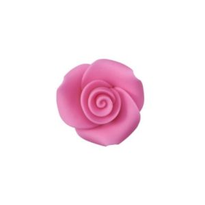 1 Inch Pink Rose 2 Count