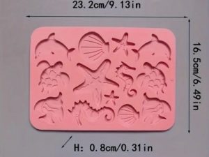 Silicone Mold Sea Life 13 Cavities