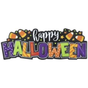 Happy Halloween Treats Cake Topper