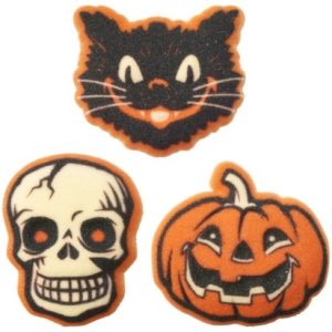 Vintage Fright Edible Cupcake Decoration 3 Count