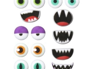 Sugar Assorted Halloween Faces 6 Count