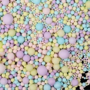 Sugar Pearls Assorted Pastel Colors 4.5 Ounces